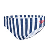Speedo - Mens - Endurance+ Stripe Brief - Blue/White