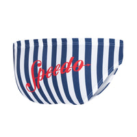 Speedo - Mens - Endurance+ Stripe Brief - Blue/White