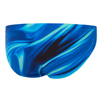Speedo - Mens -  Rapture Printed 7cm Brief - Black / Cobalt Pop
