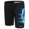 Speedo - Junior Boys - Digital Print V-Cut Jammer - Black/Blue