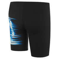 Speedo - Junior Boys - Digital Print V-Cut Jammer - Black/Blue