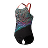 Speedo - Girls - Endurance+ Digital Placement Powerback One Piece - Neon Coral