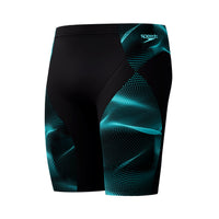 Speedo - Mens - Endurance+ Max Compression Jammer - Black/Turquoise Gem