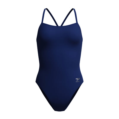 Speedo - Womens - Solid V-Back 2.0 - Team Navy