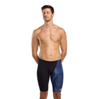 Speedo - Mens - Placement V-Cut Jammer - Navy /Sugar Blue