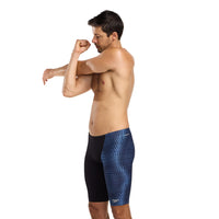 Speedo - Mens - Placement V-Cut Jammer - Navy /Sugar Blue
