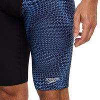 Speedo - Mens - Placement V-Cut Jammer - Navy /Sugar Blue