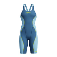 Speedo - Womens - FastSkin HyperSpark Solid Openback Kneeskin - Night/Sevres Blue