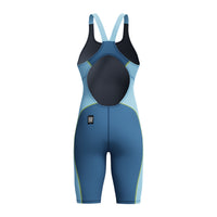 Speedo - Womens - FastSkin HyperSpark Solid Openback Kneeskin - Night/Sevres Blue