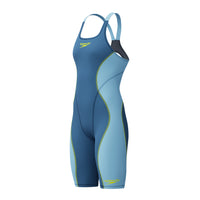 Speedo - Womens - FastSkin HyperSpark Solid Openback Kneeskin - Night/Sevres Blue