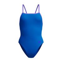 Speedo - Womens - Solid Tri Back - Lagoon Blue/Indigo Glow