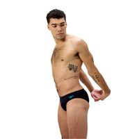 Speedo - Mens - 7cm Tech Panel Brief - Black/Turquoise Gem
