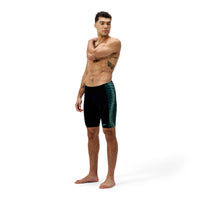 Speedo - Mens - Endurance+ Tech Panel Jammer - Black/Turquoise Gem
