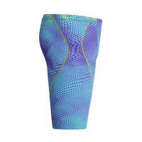 Speedo - Mens - Fastskin HyperSpark Printed Jammer - Under Current/Sugar Blue