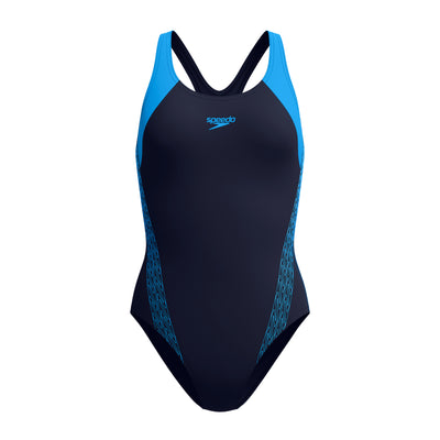 Speedo - Womens - Splice Racerback - Lagoon Blue