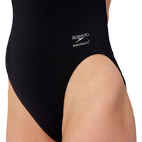 Speedo - Womens - Solid Leaderback - Team Black