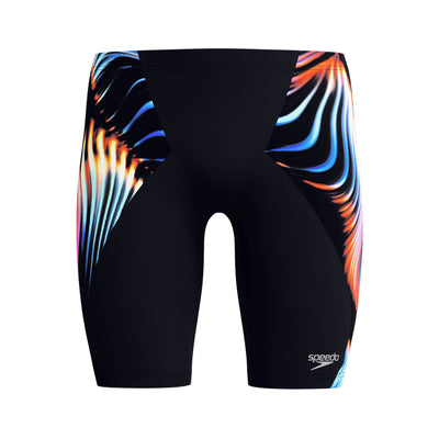 Speedo - Mens - Digital V Cut Jammer Lava Blur/Black