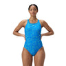 Speedo - Womens - HyperBoom Allover Medalist - Lagoon Blue