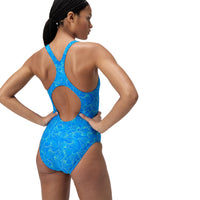 Speedo - Womens - HyperBoom Allover Medalist - Lagoon Blue