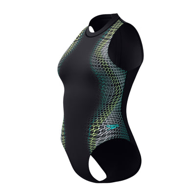 Speedo - Womens - Printed Hydrasuit - Turquoise Gem