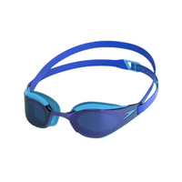 Speedo - Fastskin Hyper Elite Mirror Goggle - Junior - Picton Blue/Cobalt/Iris