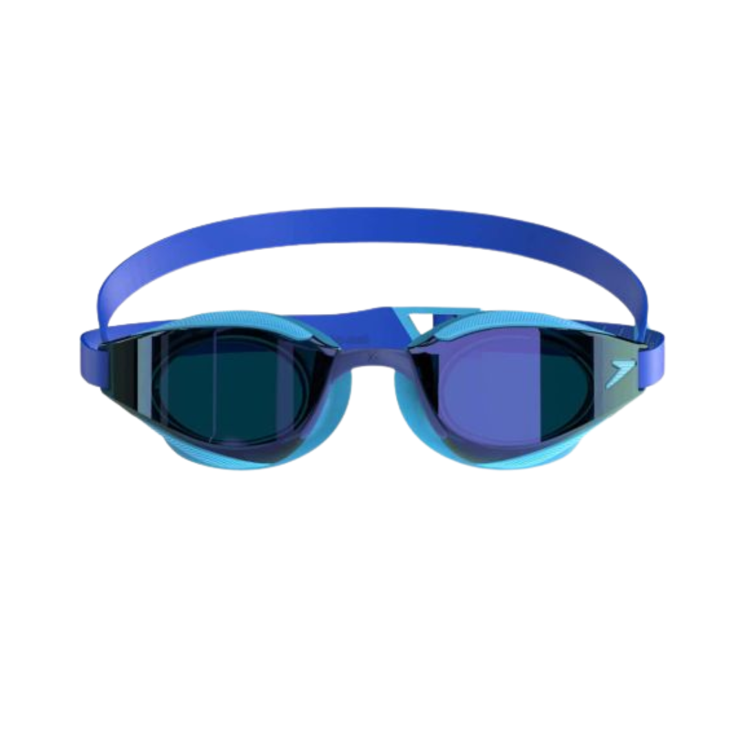 Speedo - Fastskin Hyper Elite Mirror Goggle - Junior - Picton Blue/Cobalt/Iris