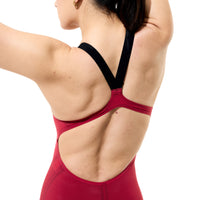 Speedo - Womens - Fastskin LZR Pure Valor 2.0 Openback Kneeskin - Regal Red/Black