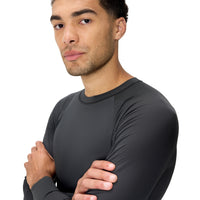 Speedo - Mens - Long Sleeve Rashguard - Anthracite