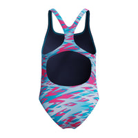 Speedo - Girls - Hyperboom Allover Medalist One Piece - Margarita Pink