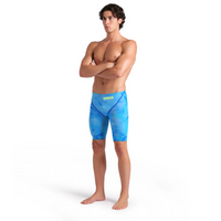Arena - Mens - Powerskin Carbon Glide Tie-Dye Jammer - Cobalt