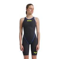 Arena - Womens - Powerskin Carbon Core FX Full Body Open Back - LE Turquoise Metallic / Metallic Avio