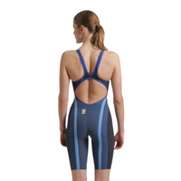 Arena - Womens - Powerskin Carbon Core FX Full Body Open Back - LE Turquoise Metallic / Metallic Avio