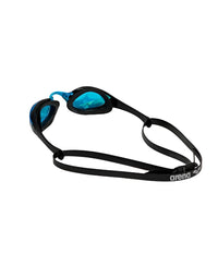 Arena - Cobra Edge Swipe Mirror Racing Goggles - Aqua/Black/Aqua