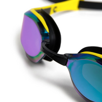 Arena - Cobra Edge Swipe Mirror Racing Goggles - Emerald/Yellow/Black