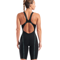 Arena - Womens - Powerskin Veloce Open Back Kneeskin - Black/Teal