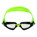 Aqua Sphere - Kayenne Jr Swim Goggle - Clear Lens - Black/Green Frame