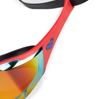 Arena - Cobra Edge Swipe Mirror Racing Goggles - Gold/Red