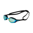 Arena - Cobra Edge Swipe Mirror Racing Goggles - Aqua/Black/Aqua