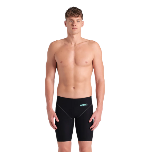 Arena - Mens - Powerskin Impulso Stitched Racing Jammer - Black Teal