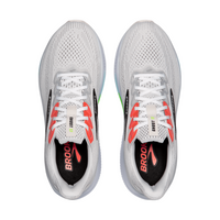 Brooks - Mens Ghost 17 Running Shoe - White/Pink Clay/Gecko