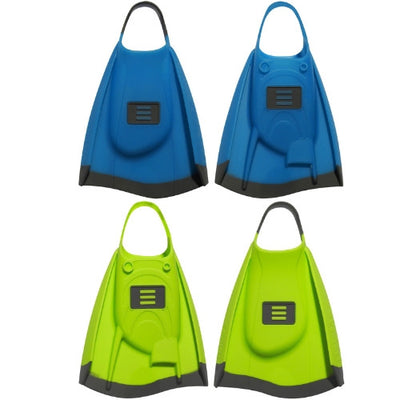 DMC - Elite Max Fins - Blue Charcoal, Fluro Charcoal