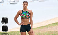 Funkita - Womens - Swim Boy Leg Brief - Still Black