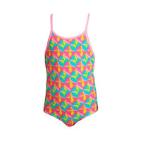 Funkita - Toddler Girls - Printed One Piece - Run Fox Run