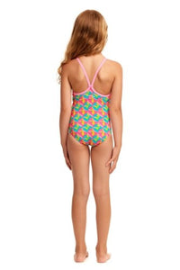 Funkita - Toddler Girls - Printed One Piece - Run Fox Run