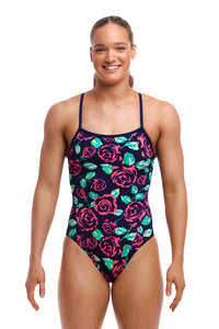 Funkita - Womens - Single Strap One Piece - Feeling Rosy