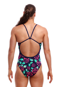 Funkita - Womens - Single Strap One Piece - Feeling Rosy