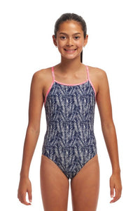 Funkita - Girls - Diamond Back One Piece - Pressure Palm