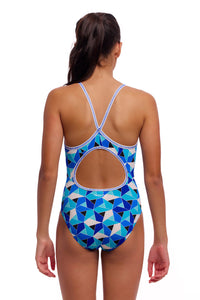 Funkita - Girls - Diamond Back One Piece - Tetra Tonic
