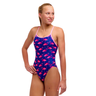 Funkita - Girls - Diamond Back One Piece - Flocked Up
