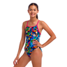 Funkita - Girls - Diamond Back One Piece - Birdie Wordie